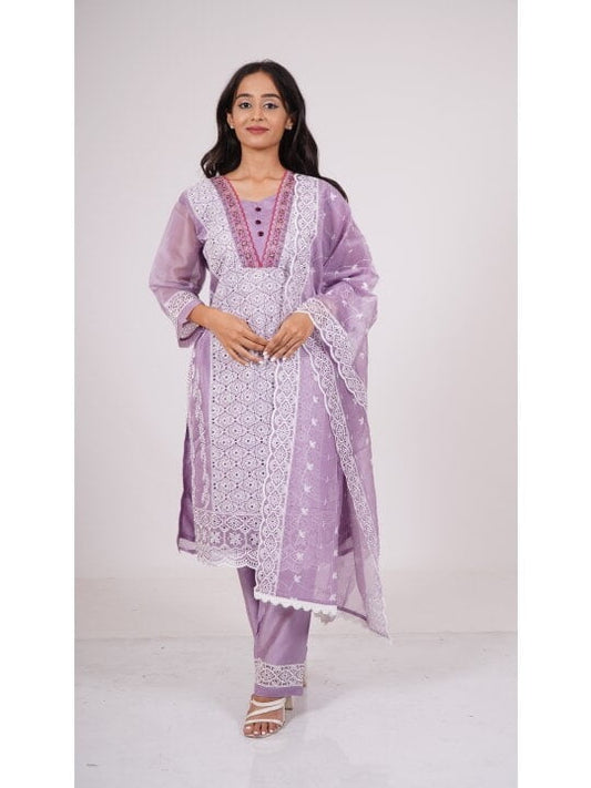 Ultraviolet Salwar Suit (XL)