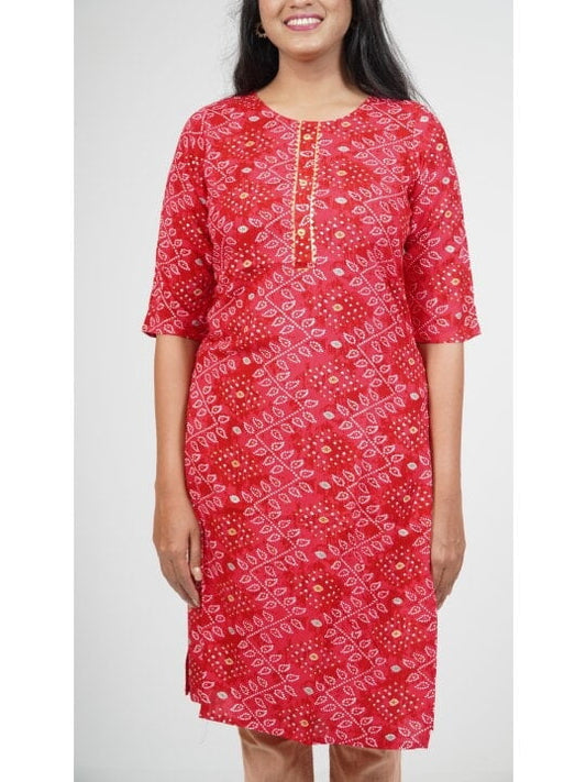 Deep Pink Kurti