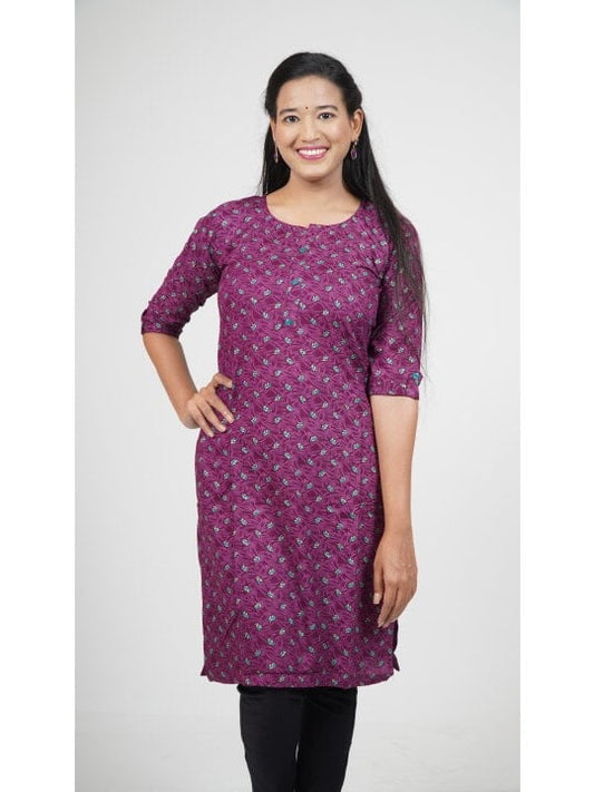 Vibrant Purple Kurti