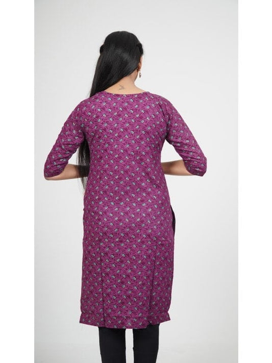 Vibrant Purple Kurti