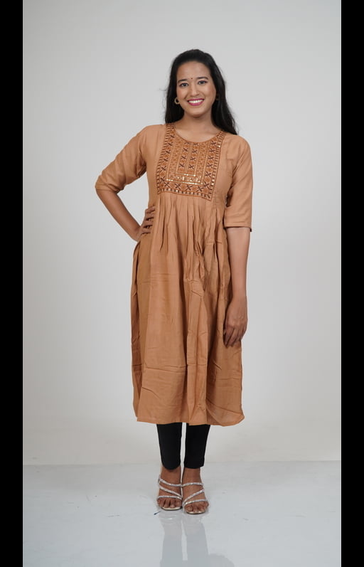 Earthy Brown Kurti