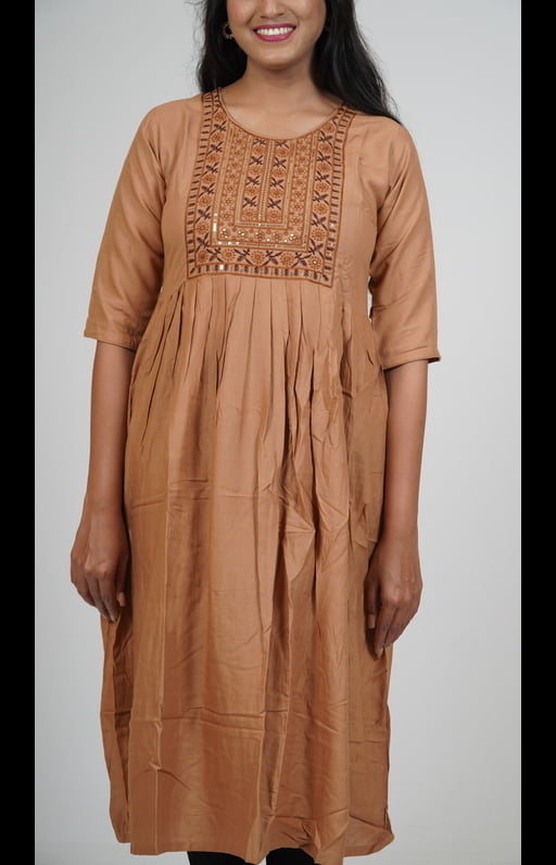 Earthy Brown Kurti