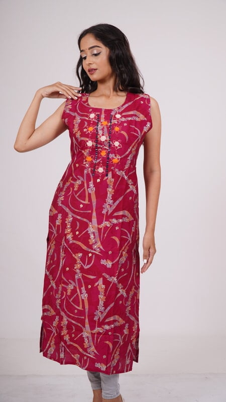 Rani Romance Silk Blend Kurti