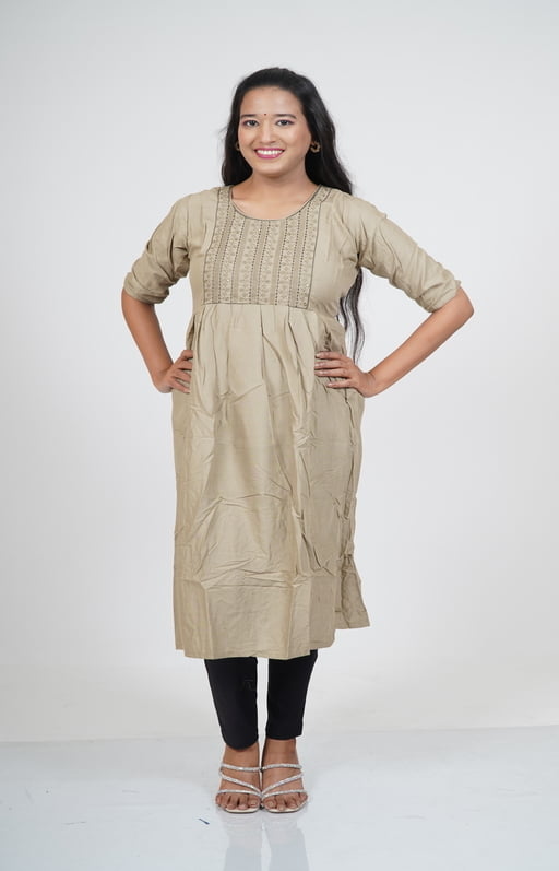 Classic Beige Kurti