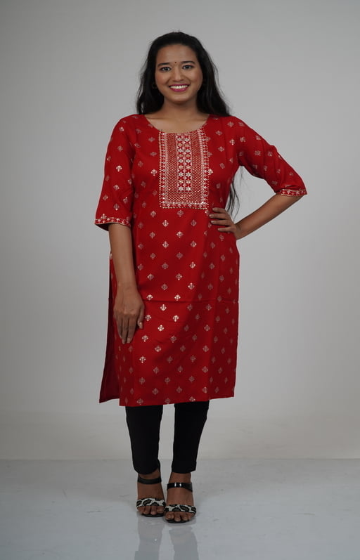 Passion Red Kurti