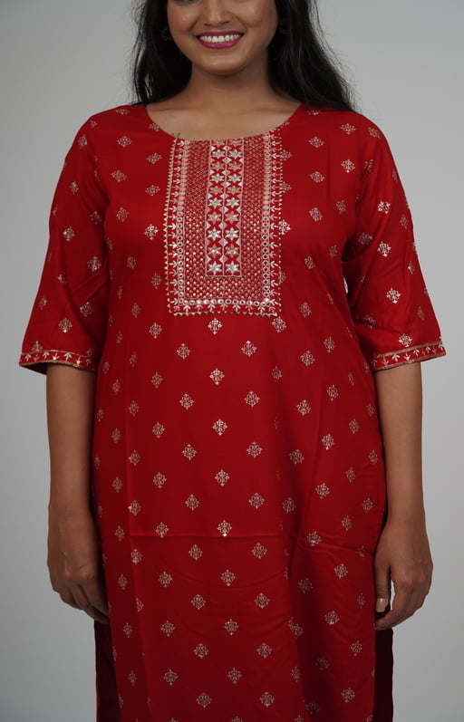 Passion Red Kurti